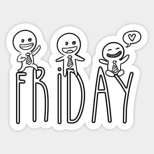 Happy Friday Sticker